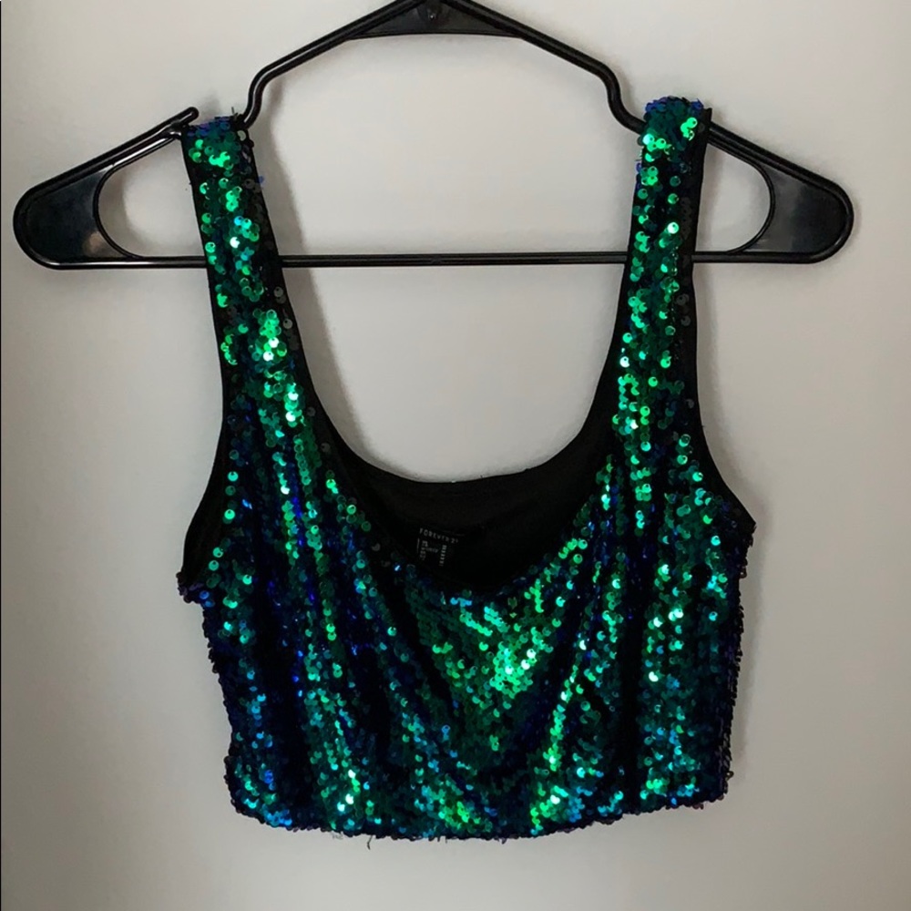 Flashy Crop Top - Picture 1 of 2